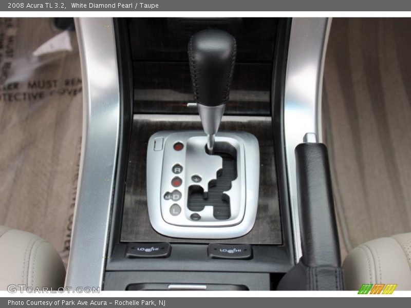 White Diamond Pearl / Taupe 2008 Acura TL 3.2