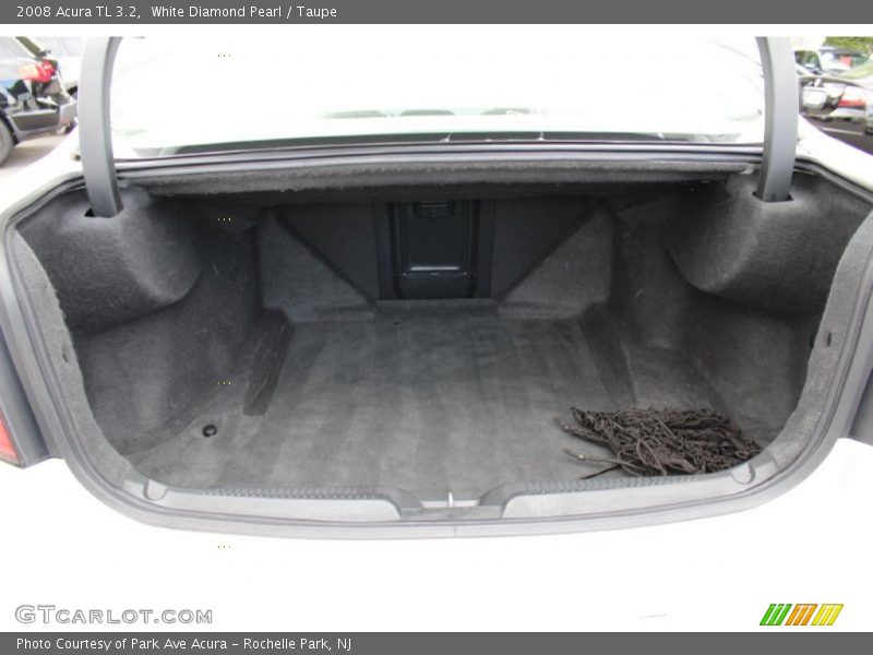 White Diamond Pearl / Taupe 2008 Acura TL 3.2