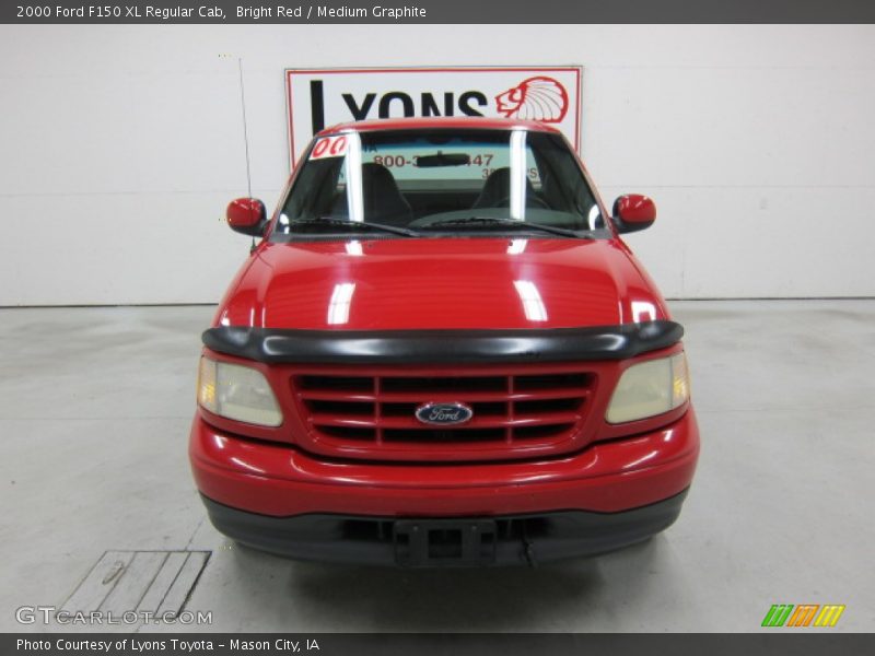 Bright Red / Medium Graphite 2000 Ford F150 XL Regular Cab