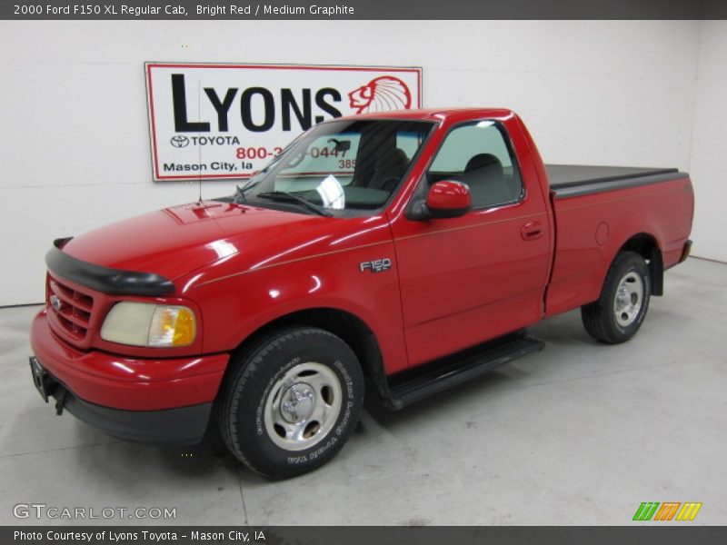 Bright Red / Medium Graphite 2000 Ford F150 XL Regular Cab