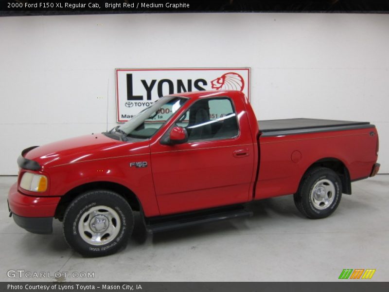 Bright Red / Medium Graphite 2000 Ford F150 XL Regular Cab