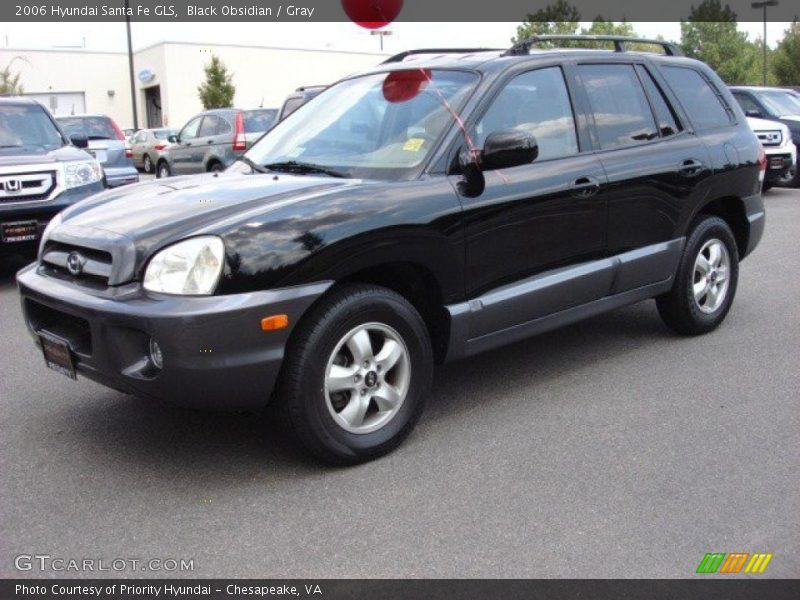 Black Obsidian / Gray 2006 Hyundai Santa Fe GLS