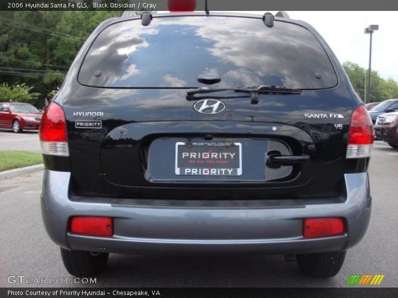 Black Obsidian / Gray 2006 Hyundai Santa Fe GLS