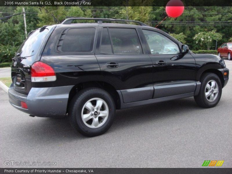 Black Obsidian / Gray 2006 Hyundai Santa Fe GLS