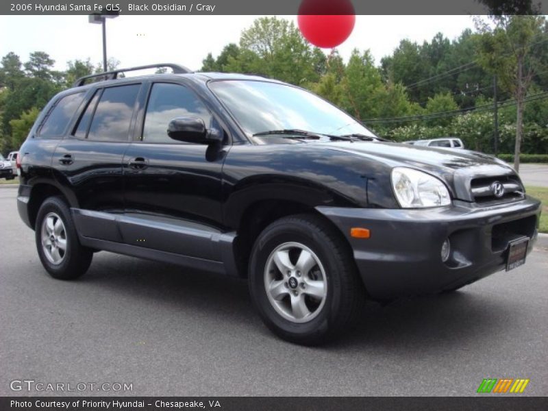 Black Obsidian / Gray 2006 Hyundai Santa Fe GLS