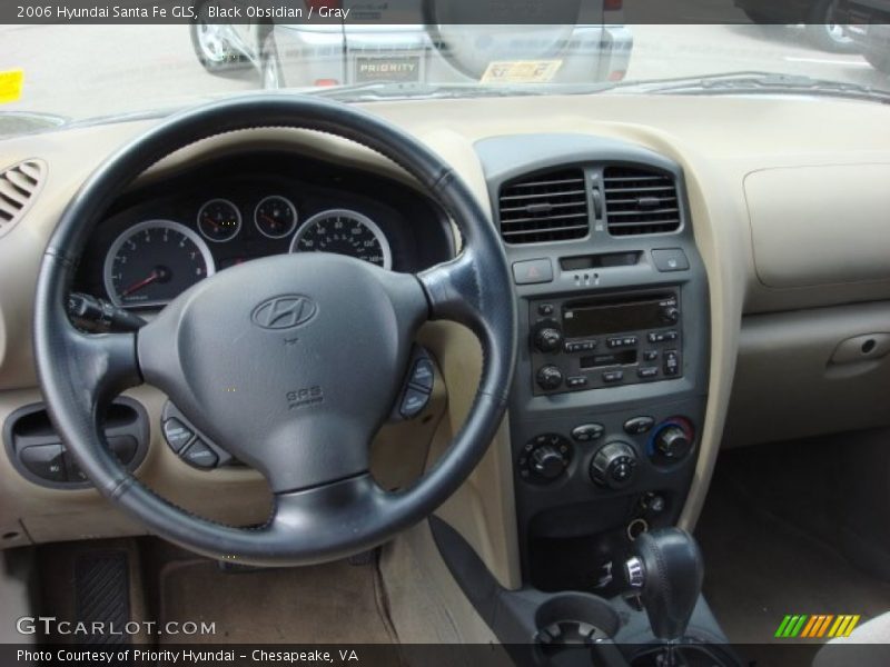 Black Obsidian / Gray 2006 Hyundai Santa Fe GLS
