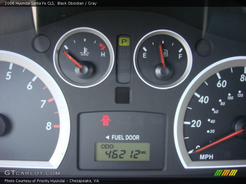 Black Obsidian / Gray 2006 Hyundai Santa Fe GLS