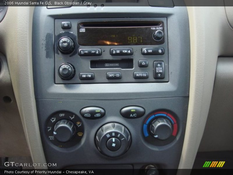 Black Obsidian / Gray 2006 Hyundai Santa Fe GLS