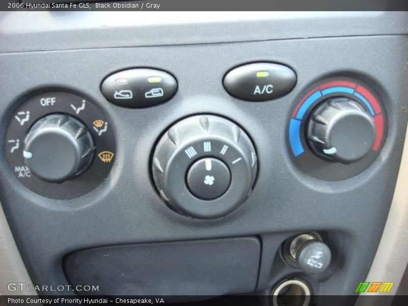 Black Obsidian / Gray 2006 Hyundai Santa Fe GLS