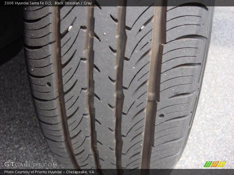 Black Obsidian / Gray 2006 Hyundai Santa Fe GLS