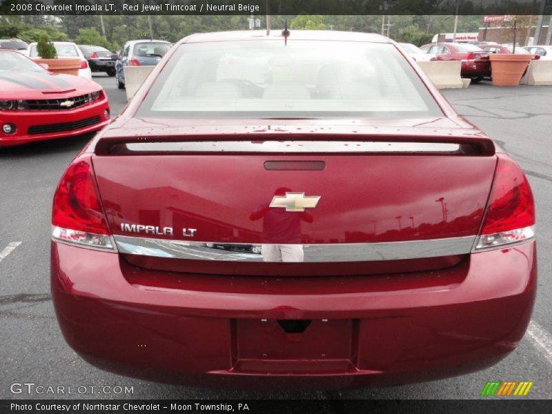 Red Jewel Tintcoat / Neutral Beige 2008 Chevrolet Impala LT