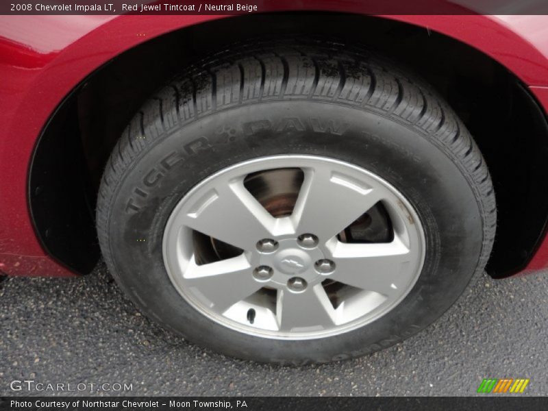 Red Jewel Tintcoat / Neutral Beige 2008 Chevrolet Impala LT