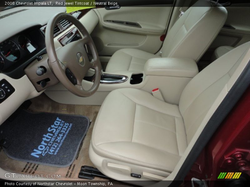 Red Jewel Tintcoat / Neutral Beige 2008 Chevrolet Impala LT