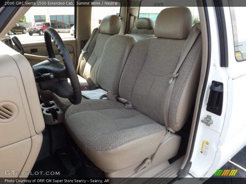  2006 Sierra 1500 Extended Cab Neutral Interior