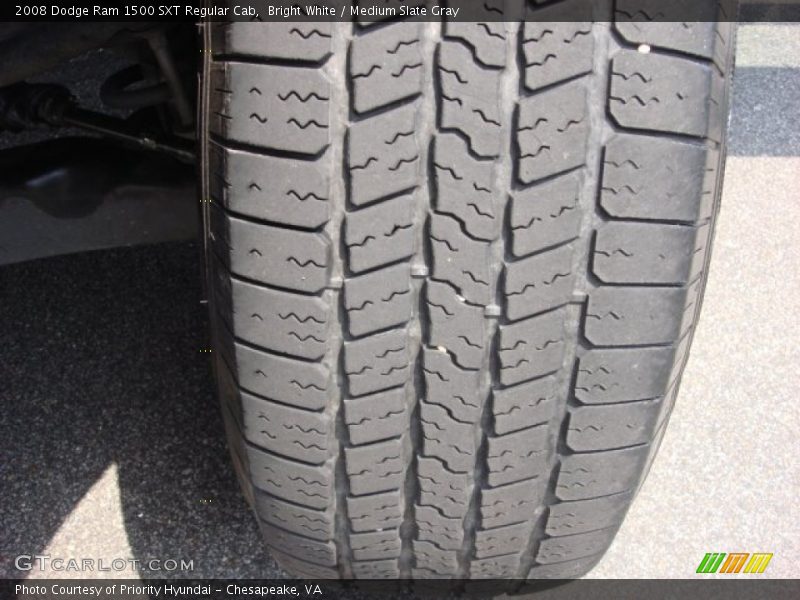 Bright White / Medium Slate Gray 2008 Dodge Ram 1500 SXT Regular Cab