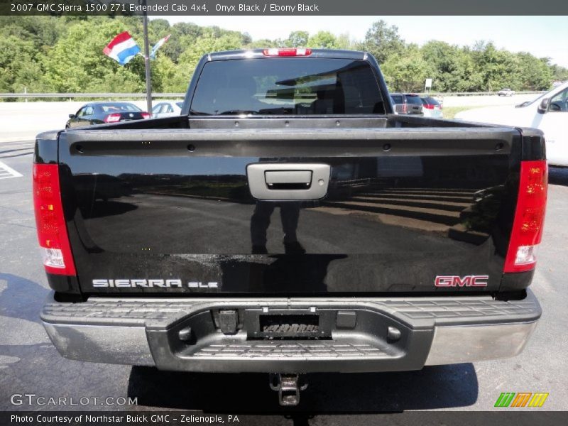Onyx Black / Ebony Black 2007 GMC Sierra 1500 Z71 Extended Cab 4x4