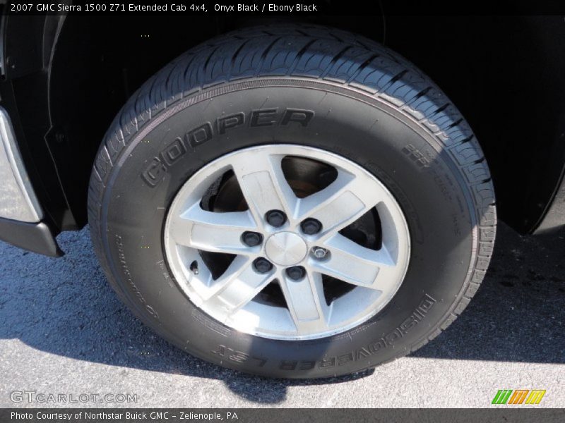 Onyx Black / Ebony Black 2007 GMC Sierra 1500 Z71 Extended Cab 4x4