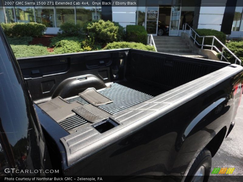 Onyx Black / Ebony Black 2007 GMC Sierra 1500 Z71 Extended Cab 4x4