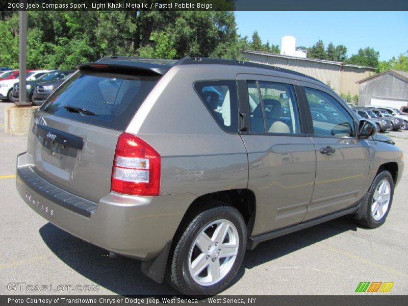 Light Khaki Metallic / Pastel Pebble Beige 2008 Jeep Compass Sport