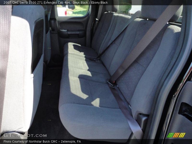 Onyx Black / Ebony Black 2007 GMC Sierra 1500 Z71 Extended Cab 4x4