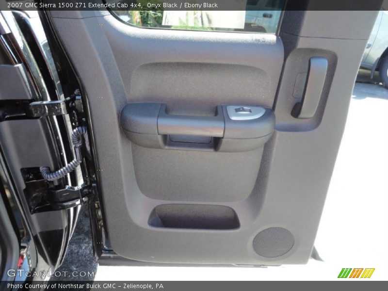 Onyx Black / Ebony Black 2007 GMC Sierra 1500 Z71 Extended Cab 4x4