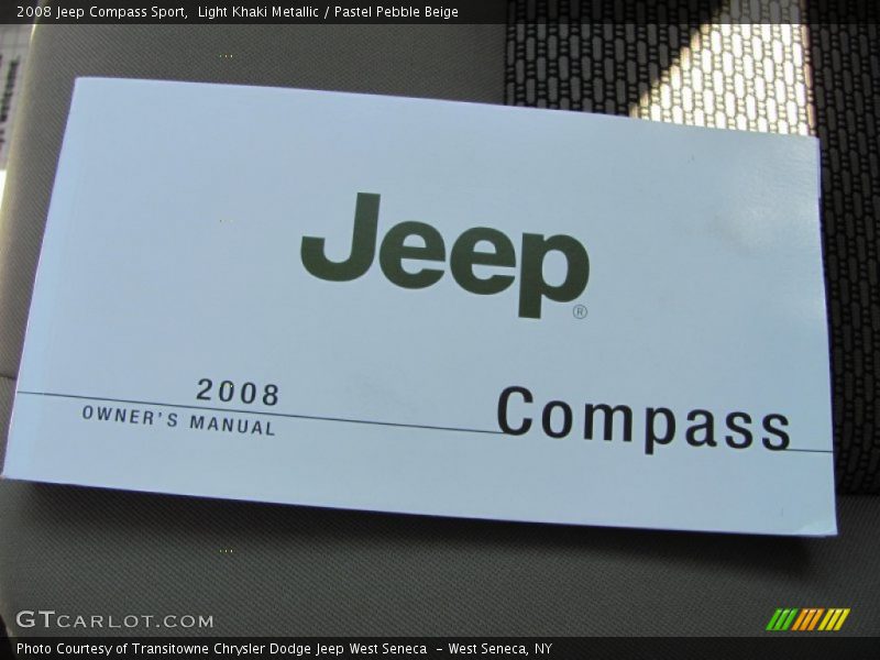 Light Khaki Metallic / Pastel Pebble Beige 2008 Jeep Compass Sport