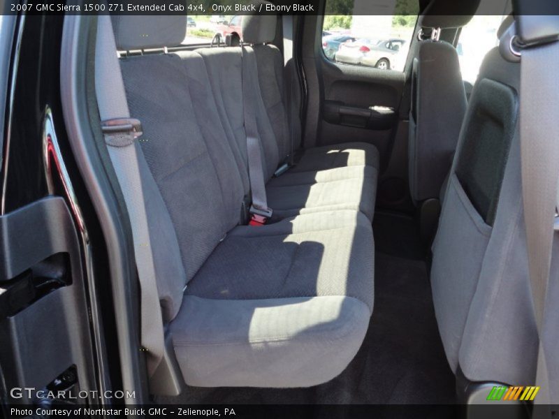 Onyx Black / Ebony Black 2007 GMC Sierra 1500 Z71 Extended Cab 4x4