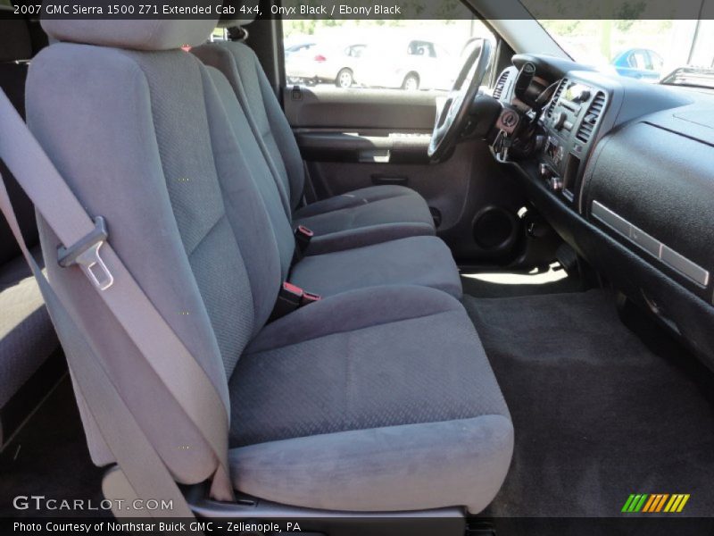 Onyx Black / Ebony Black 2007 GMC Sierra 1500 Z71 Extended Cab 4x4