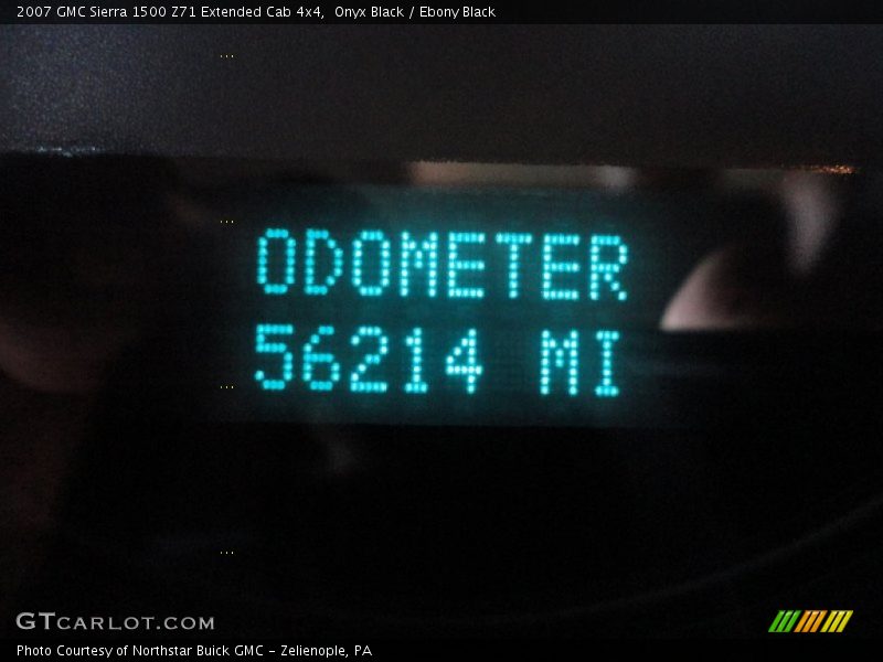 Onyx Black / Ebony Black 2007 GMC Sierra 1500 Z71 Extended Cab 4x4