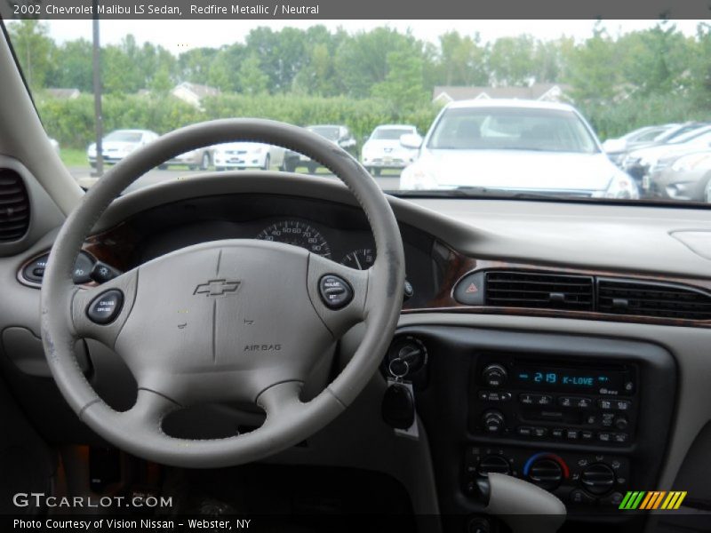 Redfire Metallic / Neutral 2002 Chevrolet Malibu LS Sedan