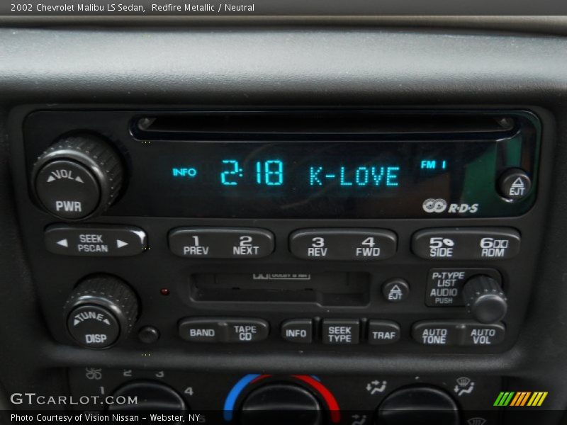 Redfire Metallic / Neutral 2002 Chevrolet Malibu LS Sedan