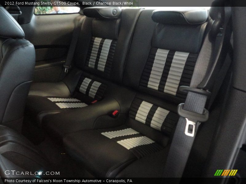  2012 Mustang Shelby GT500 Coupe Charcoal Black/White Interior