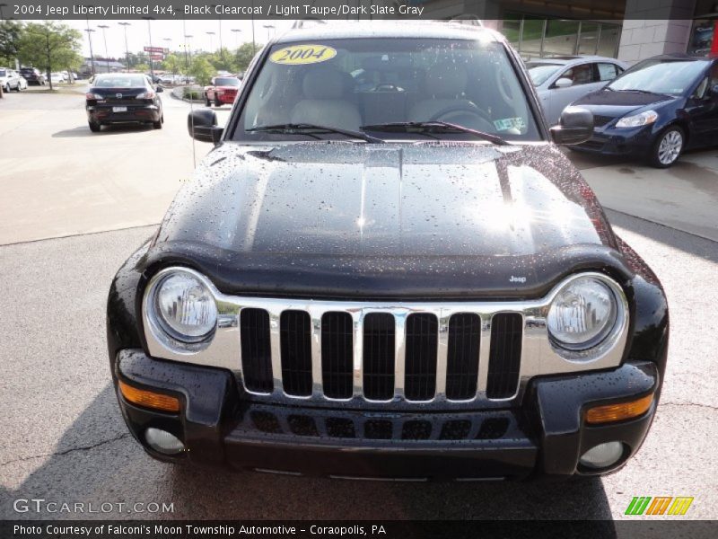 Black Clearcoat / Light Taupe/Dark Slate Gray 2004 Jeep Liberty Limited 4x4