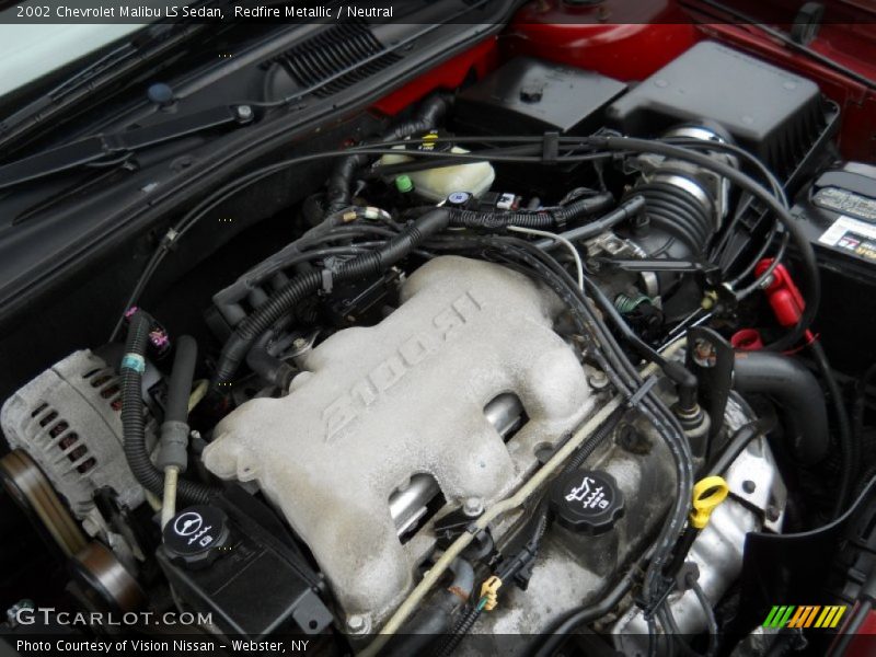 Redfire Metallic / Neutral 2002 Chevrolet Malibu LS Sedan