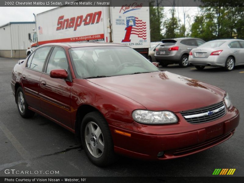 Redfire Metallic / Neutral 2002 Chevrolet Malibu LS Sedan
