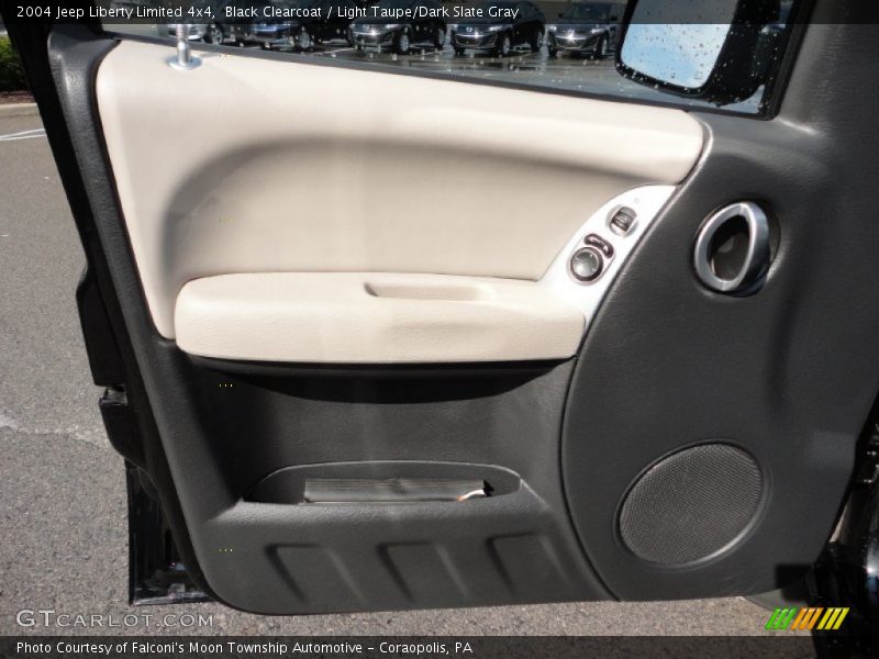 Black Clearcoat / Light Taupe/Dark Slate Gray 2004 Jeep Liberty Limited 4x4