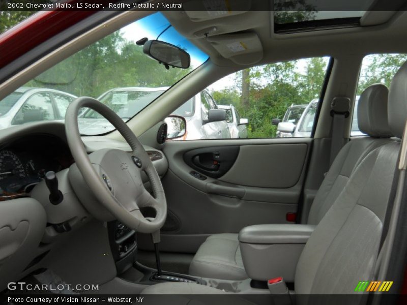Redfire Metallic / Neutral 2002 Chevrolet Malibu LS Sedan