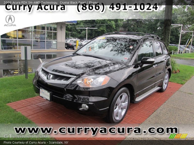 Crystal Black Pearl / Ebony 2009 Acura RDX SH-AWD Technology