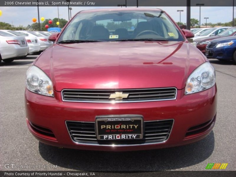 Sport Red Metallic / Gray 2006 Chevrolet Impala LS