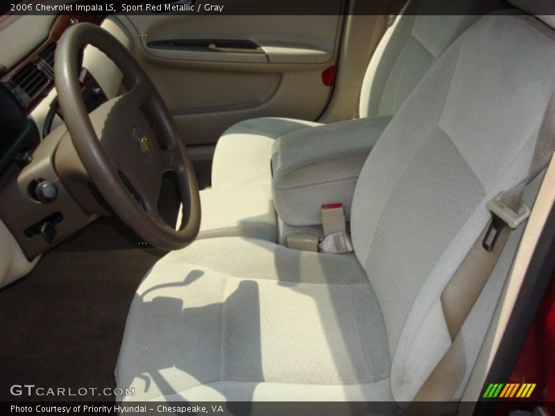 Sport Red Metallic / Gray 2006 Chevrolet Impala LS