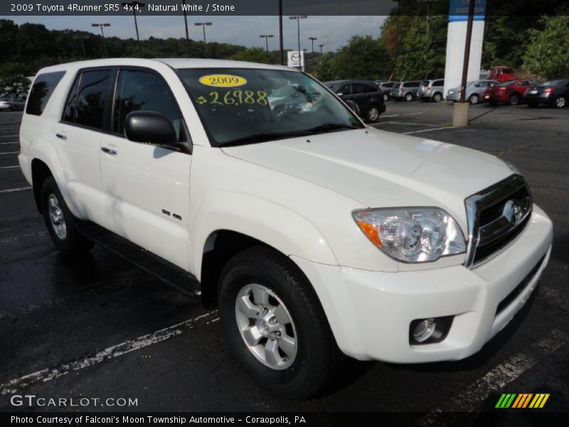 Natural White / Stone 2009 Toyota 4Runner SR5 4x4