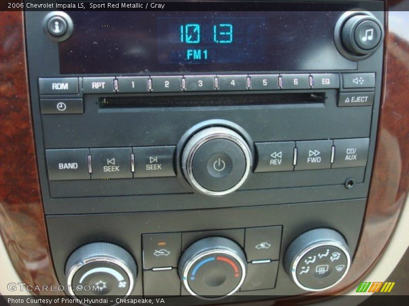 Sport Red Metallic / Gray 2006 Chevrolet Impala LS