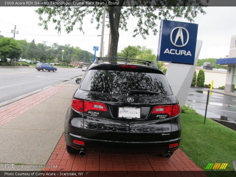 Crystal Black Pearl / Ebony 2009 Acura RDX SH-AWD Technology