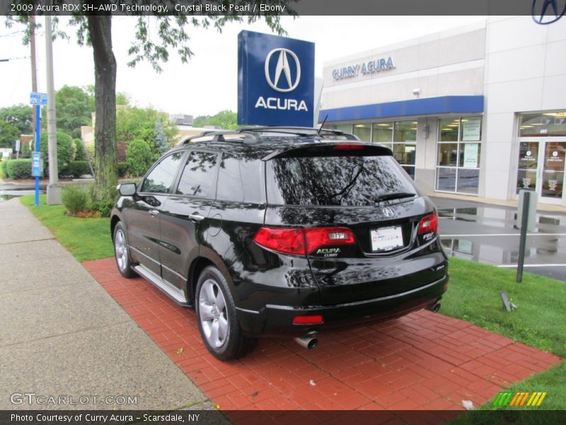 Crystal Black Pearl / Ebony 2009 Acura RDX SH-AWD Technology