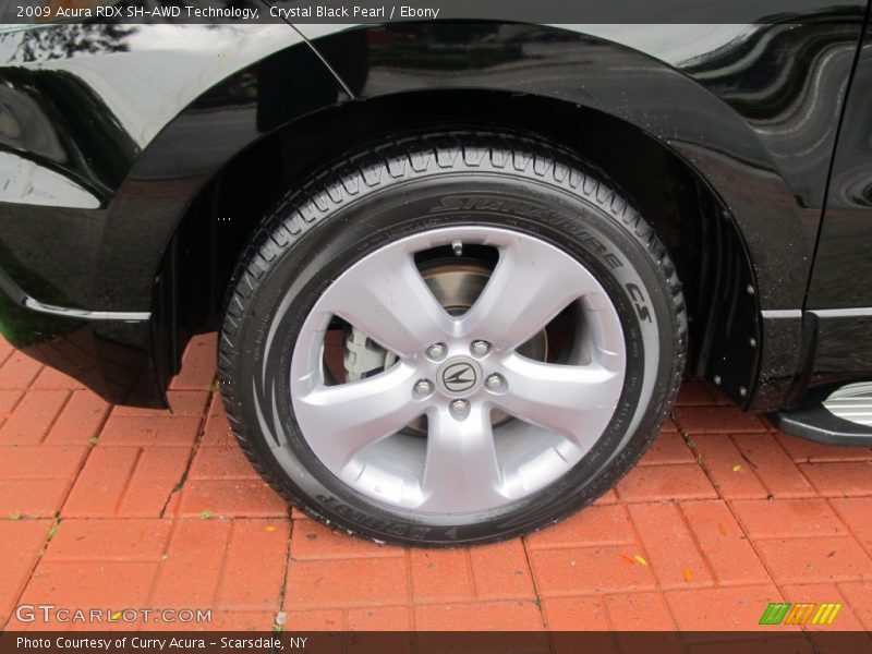 Crystal Black Pearl / Ebony 2009 Acura RDX SH-AWD Technology