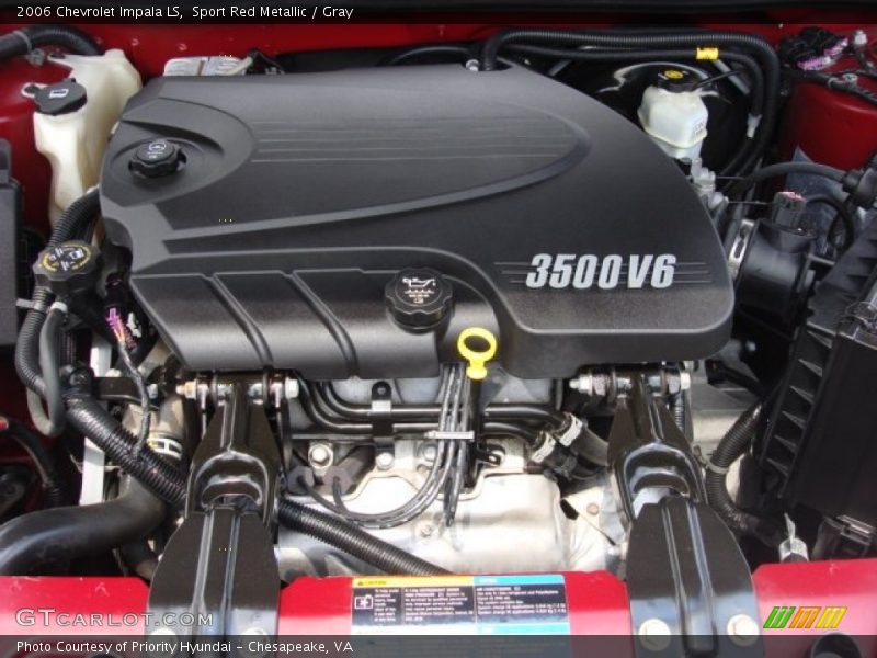 Sport Red Metallic / Gray 2006 Chevrolet Impala LS