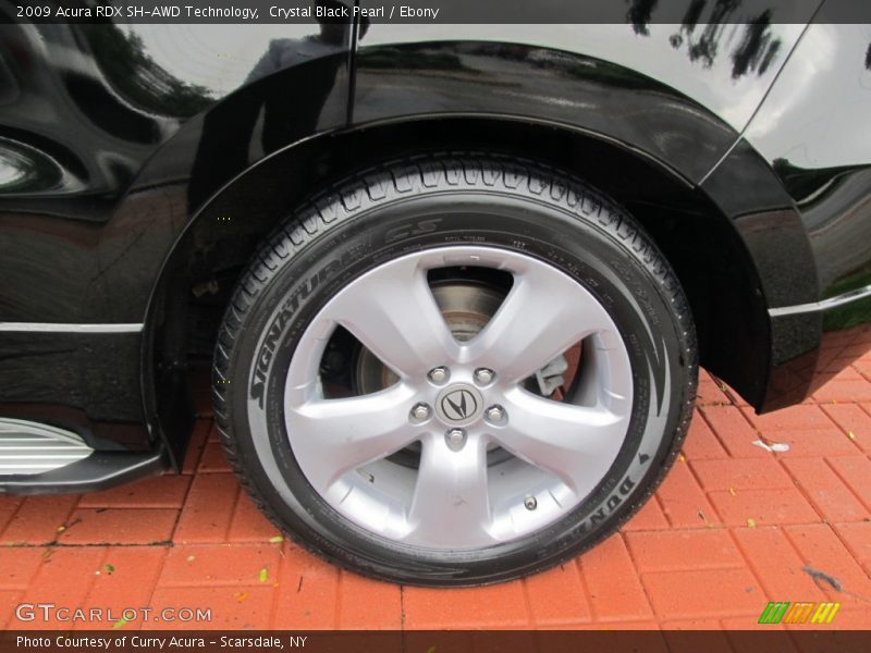 Crystal Black Pearl / Ebony 2009 Acura RDX SH-AWD Technology
