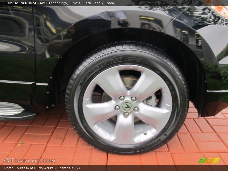 Crystal Black Pearl / Ebony 2009 Acura RDX SH-AWD Technology