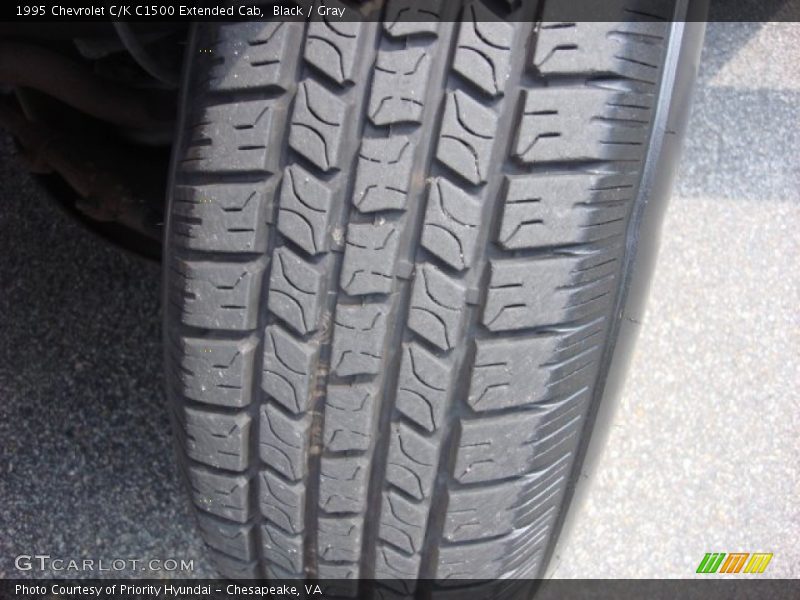 Black / Gray 1995 Chevrolet C/K C1500 Extended Cab