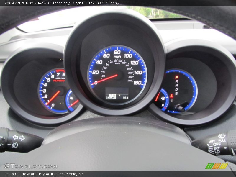 Crystal Black Pearl / Ebony 2009 Acura RDX SH-AWD Technology